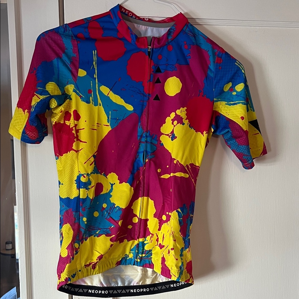 Colorful Splatter Cycling Jersey